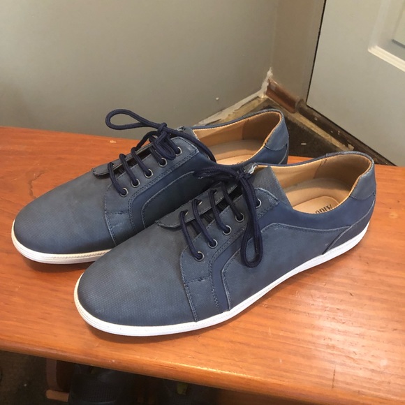 Aldo Rossini Canvas Lace Up Sneakers Size 12 - Picture 2 of 4